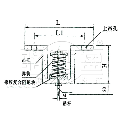 V型吊式彈簧減震器